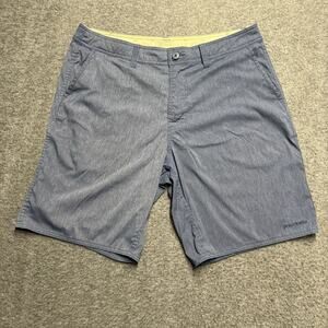 Patagonia Wavefarer Walk Shorts Men's 36x9 Blue Golf Stretch Performance
